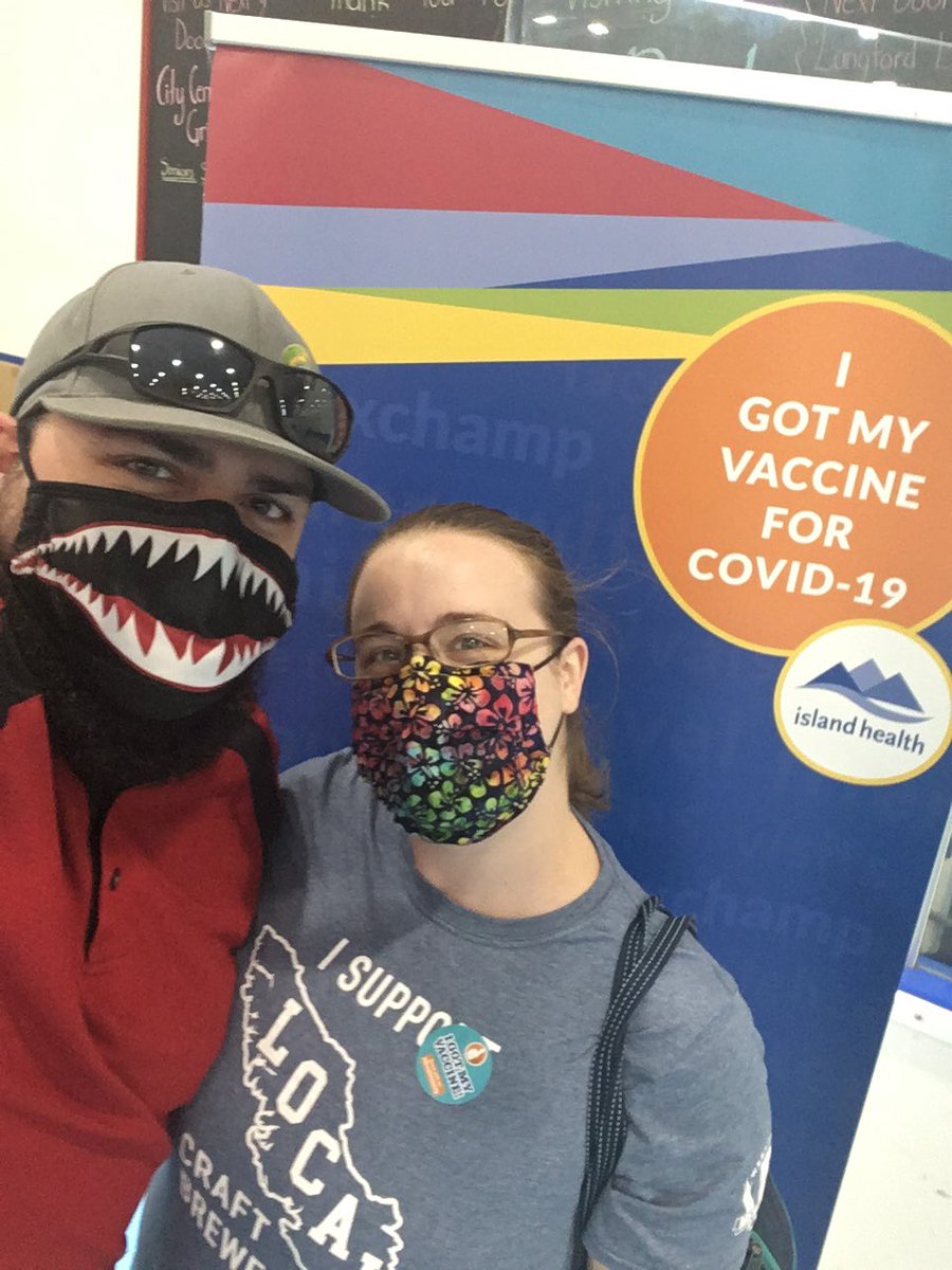 jdempseydesigns's tweet photo. Double vaxxed!!! #ImmunizeBC #IBoostImmunity #vaccine #GetVaccinated #vaccinated https://t.co/GU6E56JRCD