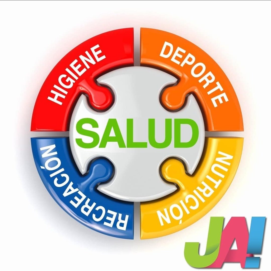 Es hora de empezar a cuidarnos. Completa este círculo con una buena nutrición, actividad física, una correcta higiene y no te olvides de disfrutar de tu tiempo libre ya que es fundamental para que seas una persona saludable.
ProyectoJa.org