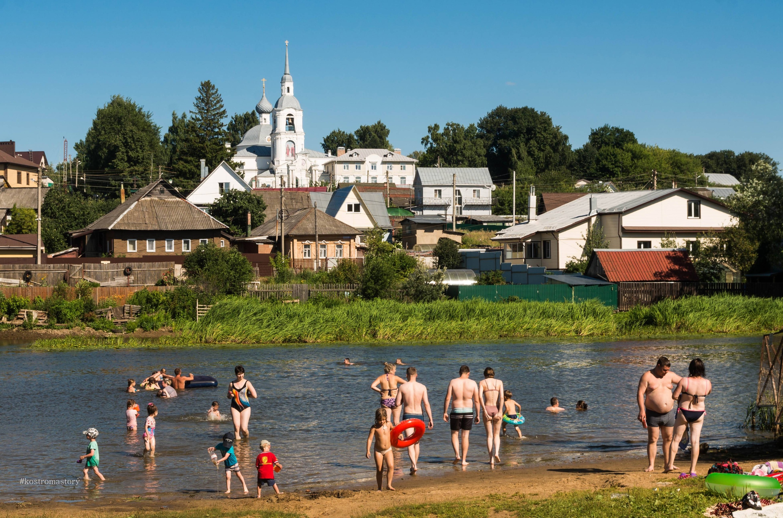 Река Ключевка Кострома