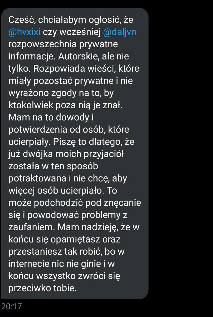 my jako spotted jedynie pragniemy ostrzec innych przed osobą, o której nowa na załączonym zdjęciu. w następnym tweecie zostaną ukazane dwa screenshoty jako dowody w całej sprawie.