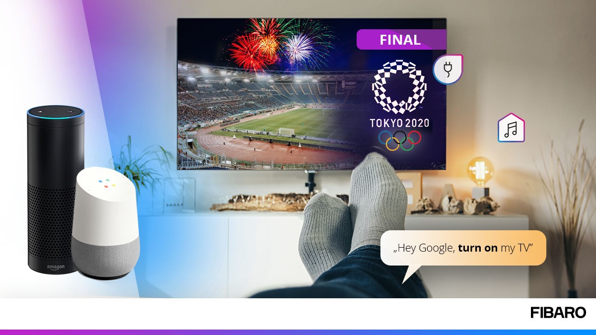 FibaroUyAr's tweet photo. ¿El control remoto no está a la vista? No te preocupes. Simplemente pídele a Google que encienda tu televisor y disfrute del último día de los Juegos Olímpicos #Tokyo2020 sin perderte nada 😉

#Hogartecno #domótica #Uruguay https://t.co/Uo0FANAtfI