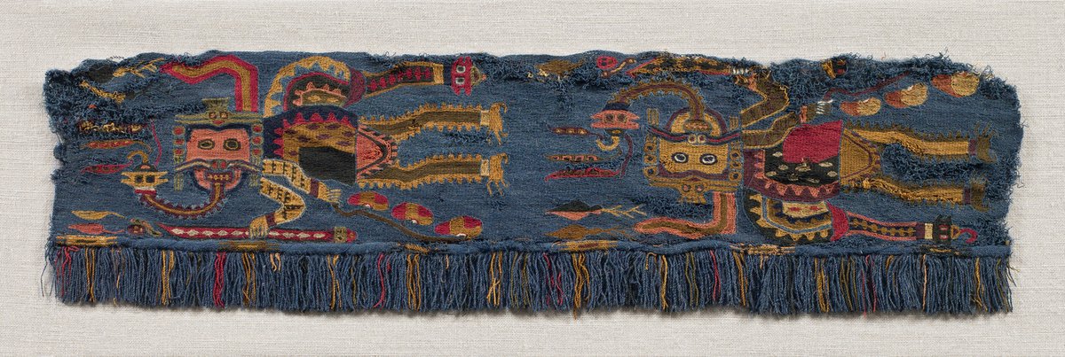 slam_african's tweet photo. Paracas, Textile Fragment, c.200 BC–AD 100 https://t.co/3XKk3vNRwo #slam #stlartmuseum https://t.co/WHA5XLa1OK