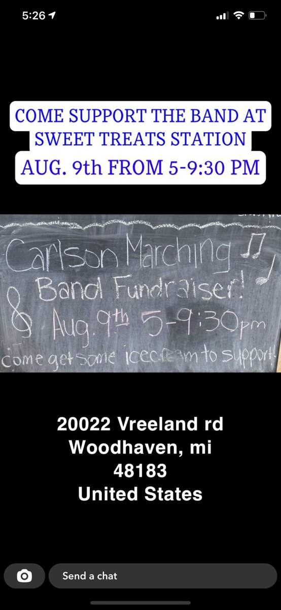 Be sure to go support our band tomorrow 🤍💙