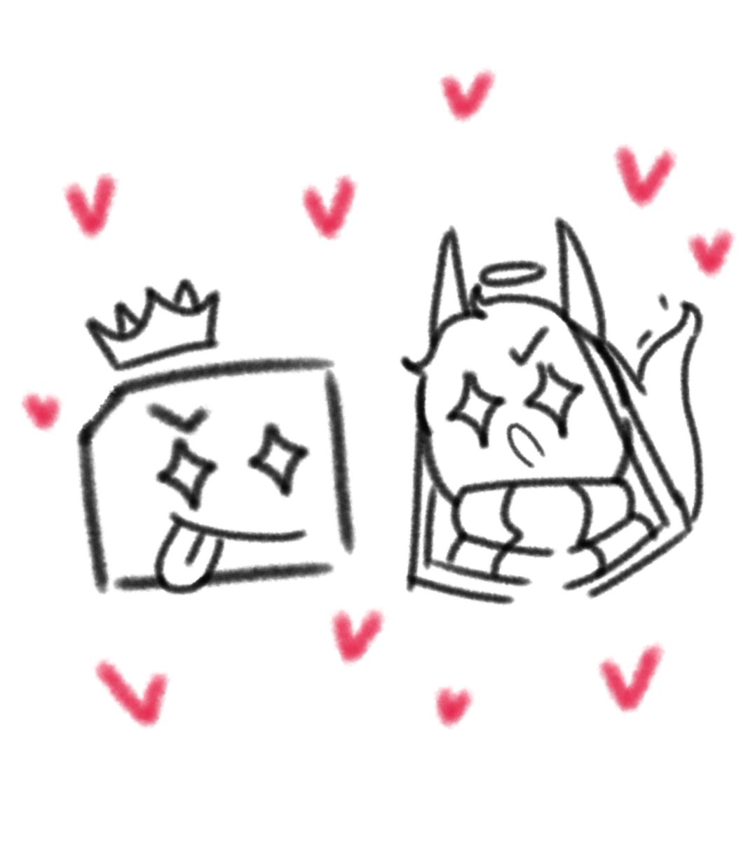 star_scribbles's tweet photo. #BlockBattles "r they flirting or fighting?" https://t.co/OUa6uorjGk
