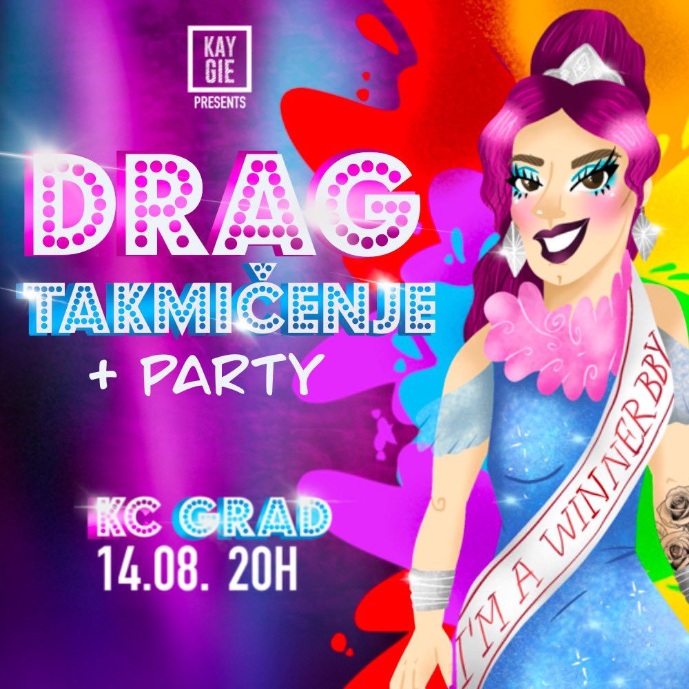 KarmaGeddonia's tweet photo. Prvo drag takmičenje 💜 https://t.co/UWWt0N1Iue