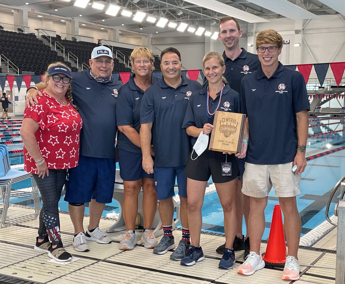 INSwimming's tweet photo. Team WINdiana takes home the trophy at the Central Zone Championships! Our score of 5138 points gave us the win by a comfortable margin over second-place Wisconsin (3550). Thanks to all who raced and those who supported Team Indiana this weekend! https://t.co/6Ur6QFU6IM