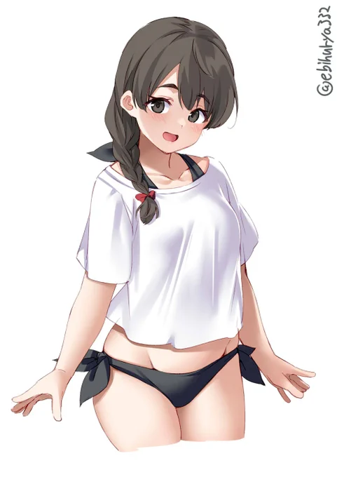 #艦これ版深夜の真剣お絵描き60分一本勝負
#艦これ版真剣お絵描き60分一本勝負_20210808 