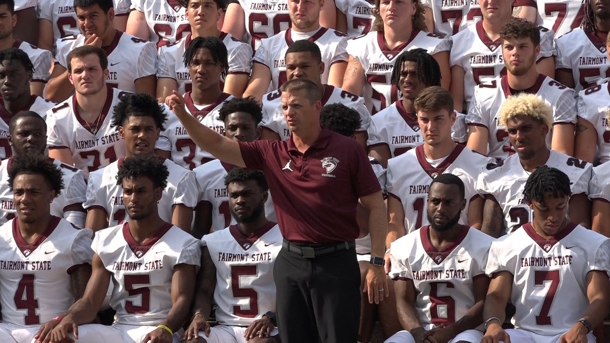 abbiebackenstoe's tweet photo. Cheeeeese! 😁 Fairmont State Football Media Day 

@fsfalcons 
@FairmontStateFB 
@CoachWoodmanFSU https://t.co/WByjA8EOpQ