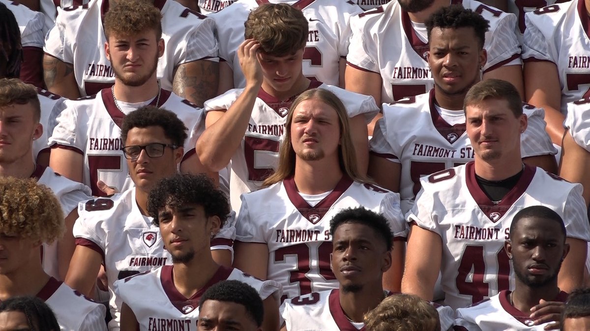abbiebackenstoe's tweet photo. Cheeeeese! 😁 Fairmont State Football Media Day 

@fsfalcons 
@FairmontStateFB 
@CoachWoodmanFSU https://t.co/WByjA8EOpQ
