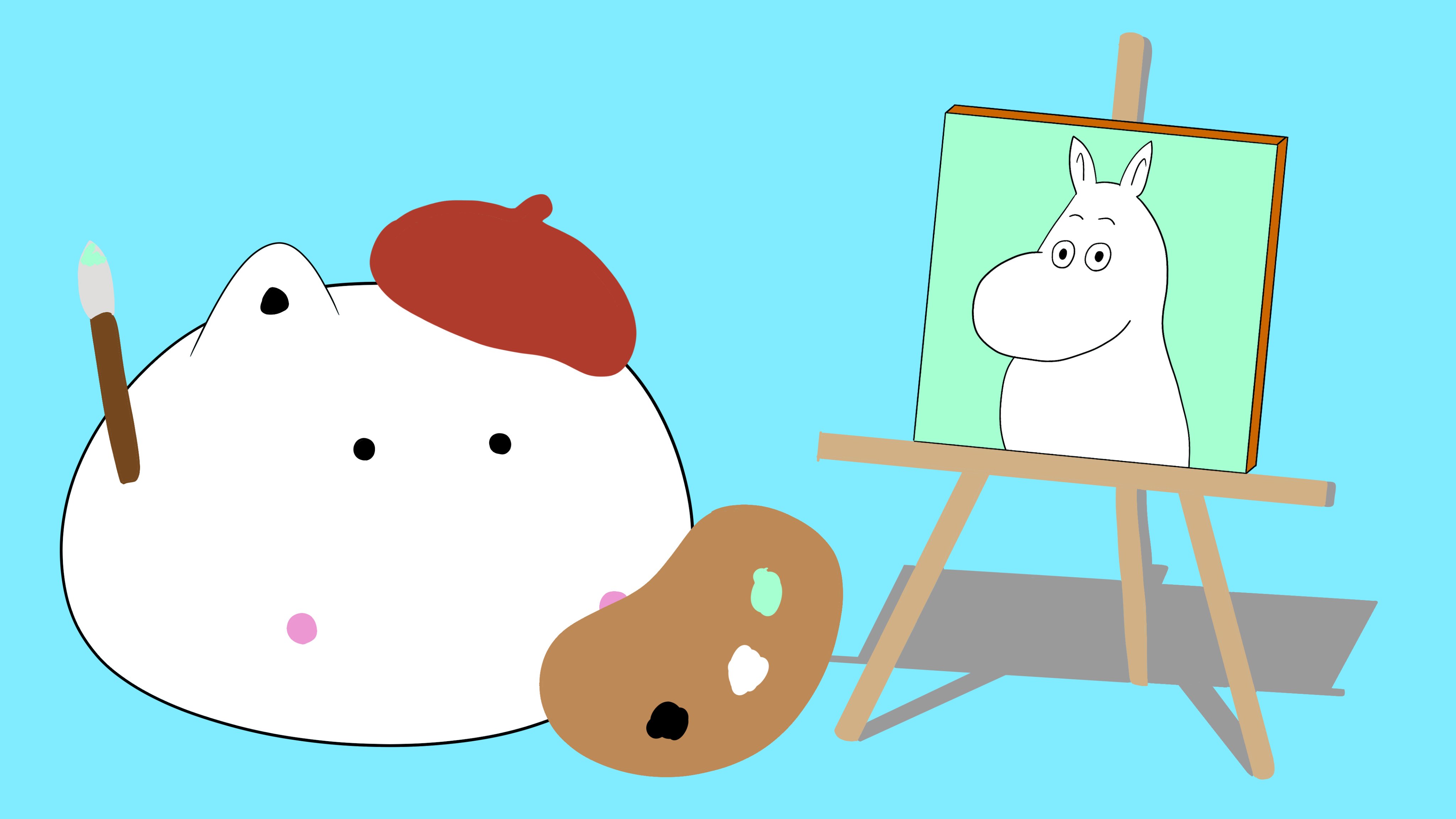 ちゃーすりん Lineスタンプ製作中 11月予定 おはようございます ムーミンの誕生日 8 9 猫も朝からお絵描きです イラスト 猫好き アトリエの系譜 イラスト好きな人と繋がりたい ムーミンの日 ムーミン T Co Ju8y6dhvtv Twitter