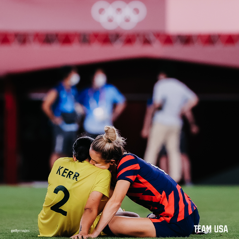 TeamUSA's tweet photo. Sportsmanship and kindness. ❤️

Take a look at some of the amazing moments where #TeamUSA athletes showed the true meaning of sports at the #TokyoOlympics.