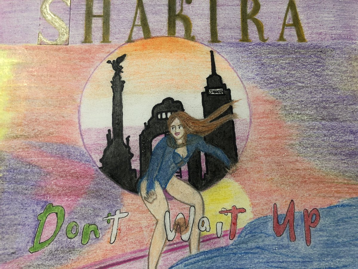 shakirillo83's tweet photo. Así quedó mi dibujo para participar en el #DontWaitUpChallenge de @sonymusicmexico y @shakira. No es el mejor, pero lo hice con mucho amor. 😅 #DontWaitUp 🏄‍♀️ https://t.co/pOOP3A9IP6