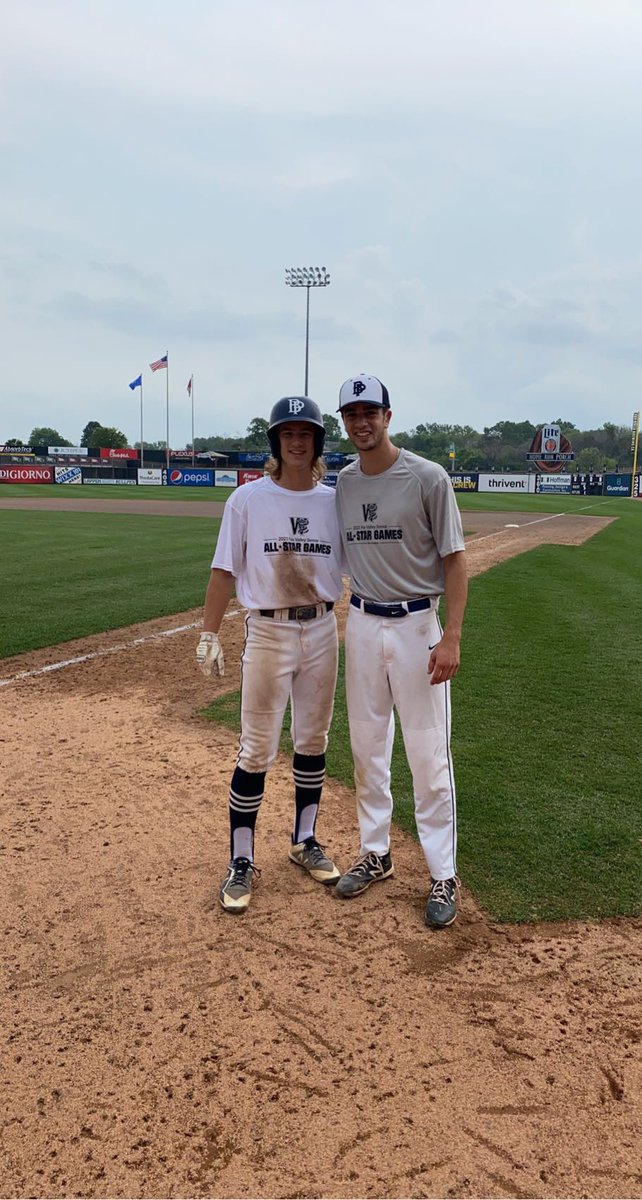 Congrats to <a href="/JamesBornick/">James bornick</a> and <a href="/gavin_rusch/">Gavin Rusch</a> for representing Bay Port baseball at the 2021 Fox Valley Senior All Star Games. Both men had a tremendous year and were huge contributors towards our success. They ended their season and high school career at Fox Cities Stadium.