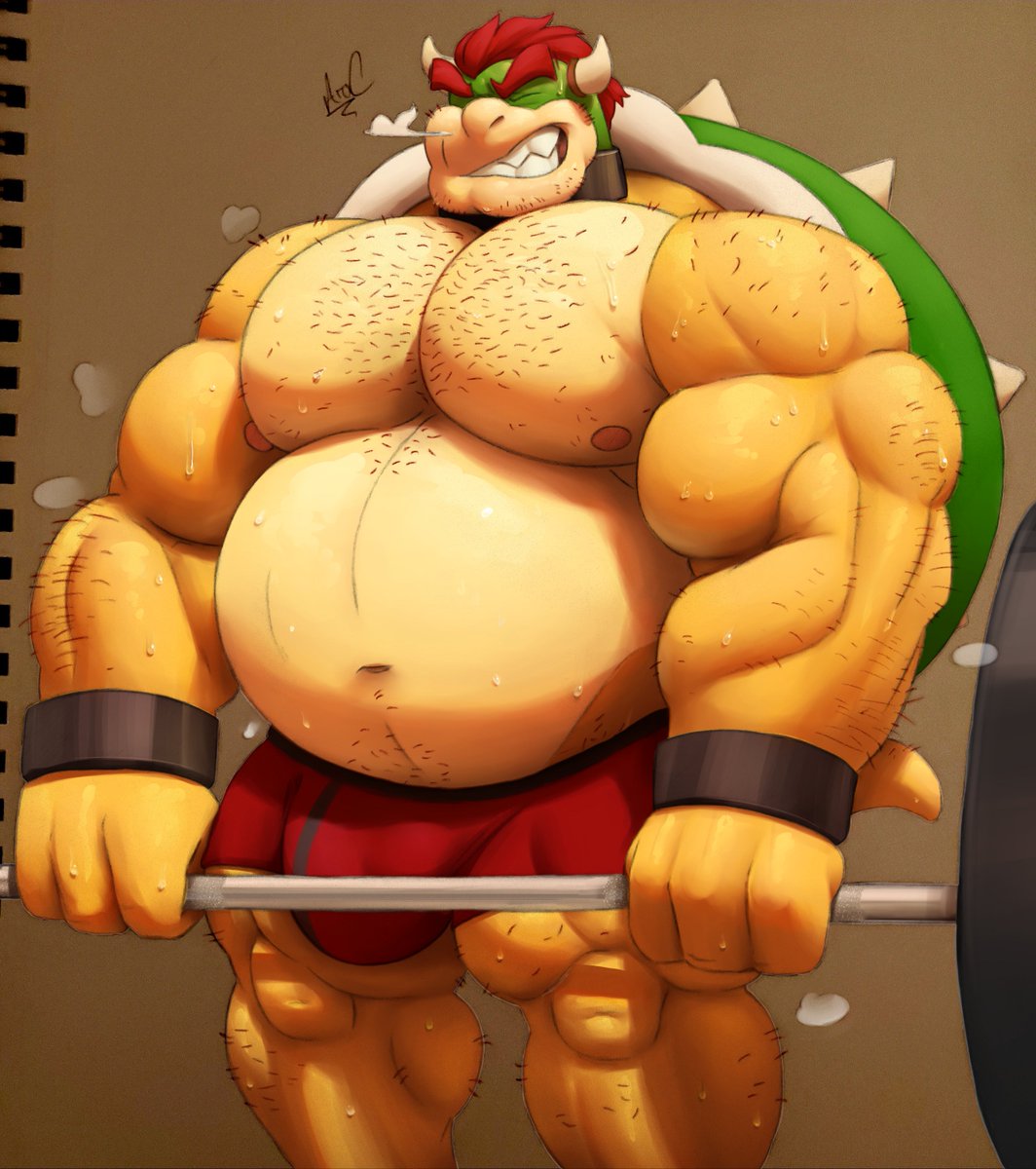 Ara__chibi's tweet photo. Bowser's still putting in work 😤💦💦

Colored by @Croconut_MX <33 https://t.co/1ECRx7UbCc