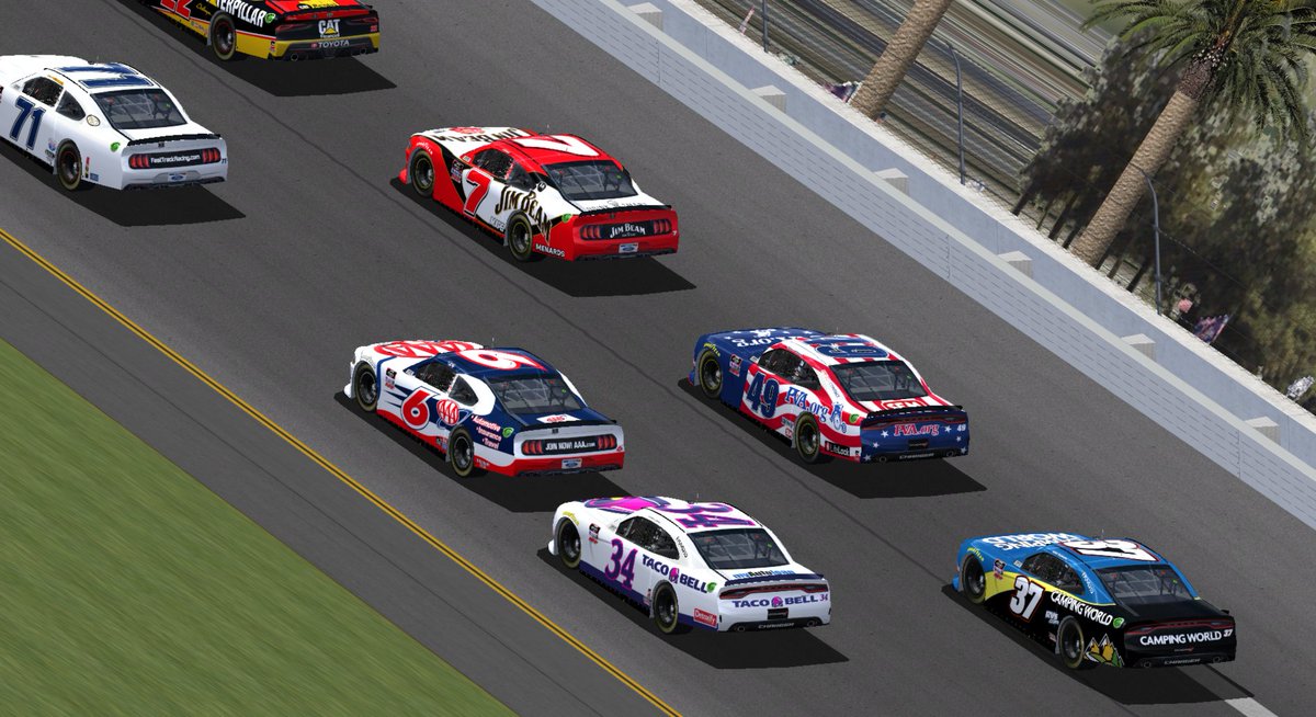 DMP_Designs's tweet photo. Comin' along solid so far...just have added more DNQs and one-offs than I initially planned...but the more the merrier right? #NASCAR #NR2003 #SimRacingDesign #NXS20 https://t.co/kSIjy7WJit