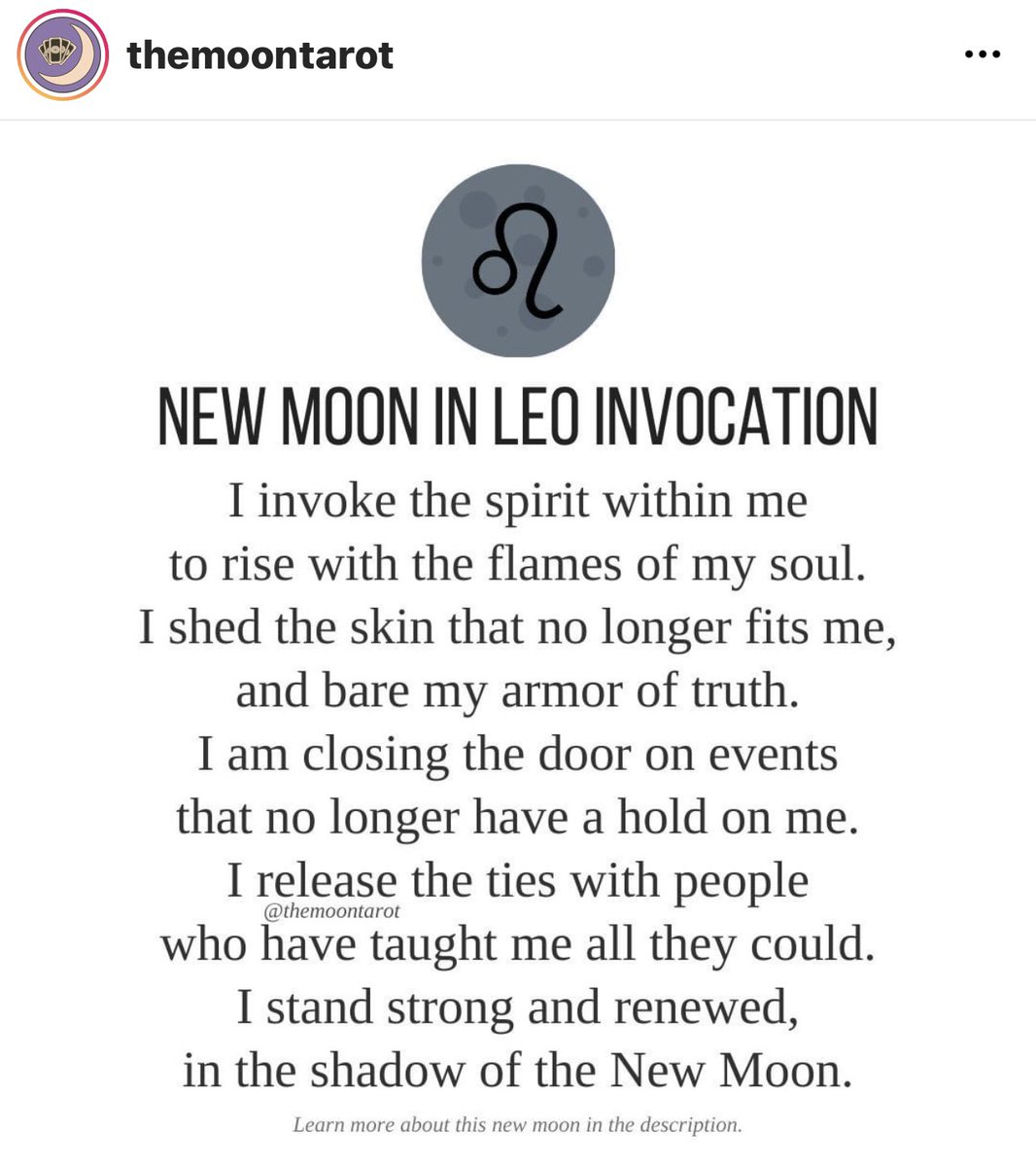 SanchiaDivine's tweet photo. New Moon in Leo alongside the opening of the Lionβs Gate Portal πππ
I am connected and one with all of creation ππΎπππΎ
#sanchiadivine #divinedosage #divineessentials #divinelyguided #infiniteintelligence #infinitepossibilities #infiniteabundance https://t.co/3lSO1fUnF8