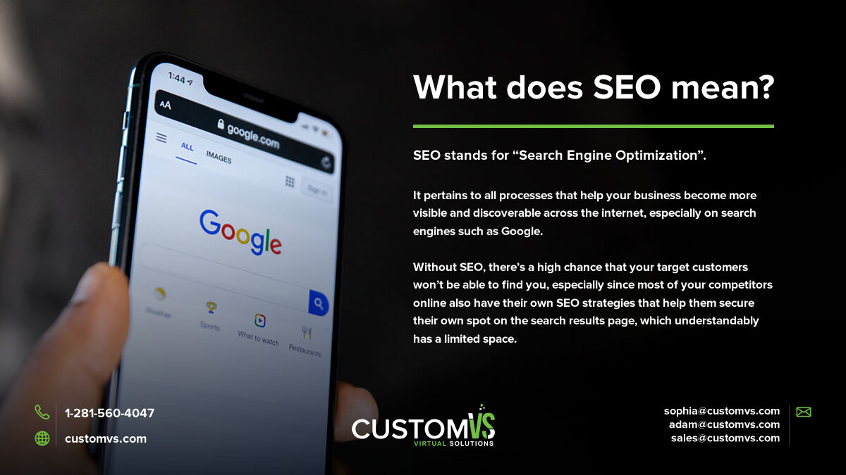 custom_virtual's tweet photo. Custom Virtual Solutions provides SEO services for your website to help you gain more conversions. Talk to us at 281-560-4047 to know more about our services.
#seo #smm #webdevelopment #webdesign #webdev #google #customvs https://t.co/QoZpaGZExz