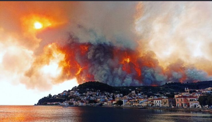 #HelpGreece
Yunanistan'da 400'den fazla yangın çık ve tahliyeler devam ediyor.
Yunanistan'a Allah yardım etsin
Yanan Dünyanın ciğerleri
Yanan ormanlar,ağaçlar hayvanlar
Dilerim ki tüm yangınlar son bulsun 
Geçmiş olsun
 #Greeceisburning #PrayForGreece