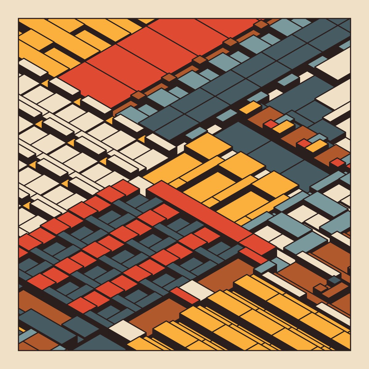 msoriaro's tweet photo. Revisiting @artblocks_io projects, lovin' @kGolid's archetypes:

https://t.co/CgRvcuUFTS

the palettes, the simplicity, the grids, the everything... https://t.co/T6aMuLX0a1