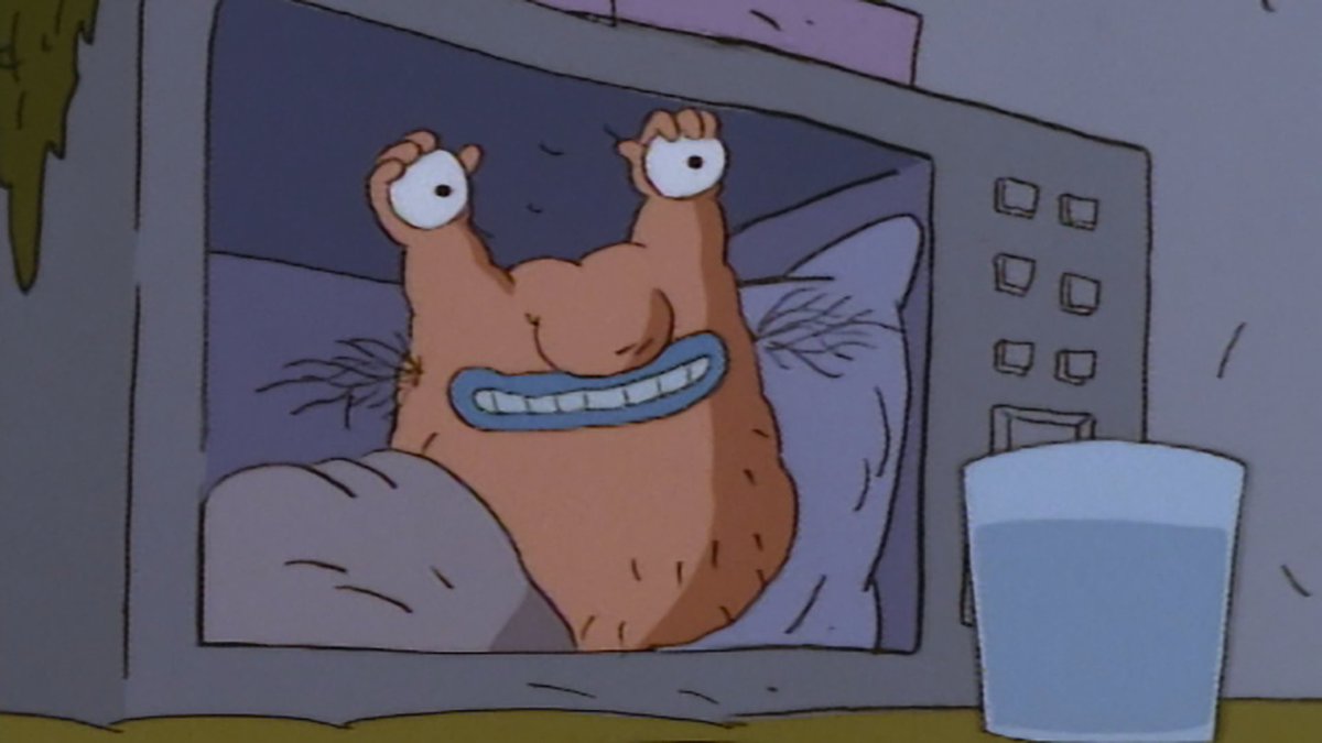 I think he looks more flattering in real life no? #krumm #Nickelodeon #cartoon