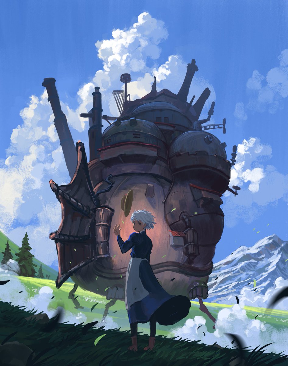 「Reposting this Howl's Moving Castle fana」|VERTIのイラスト