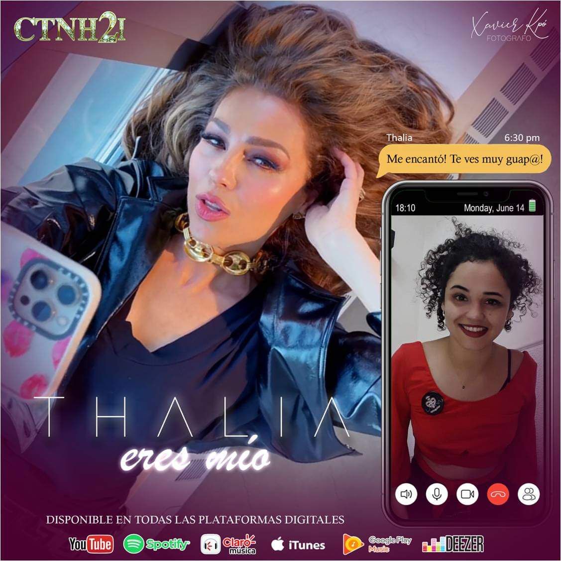 sofiperezlujan's tweet photo. ❤️‍🔥🌼🌟🎙Disfruta de #EresMio de #LaReinaDelPopLatino @thalia su nuevo HIT el Video Oficial en YouTube ➡️ https://t.co/vkqj29cVSS 🌸🍃🌸 Disponible en todas las Plataformas Digitales y Físico  @sonymusic #Thalia #CTNH2I @thalia_fcctnh2 🎶💋🌷🍃💞 https://t.co/Dd1dwy2WA2
