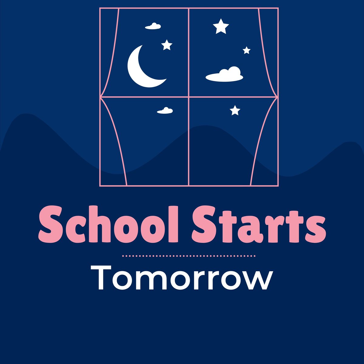 We are so excited to see everyone tomorrow! Get a good nights rest and we will see you bright and early! ⭐️