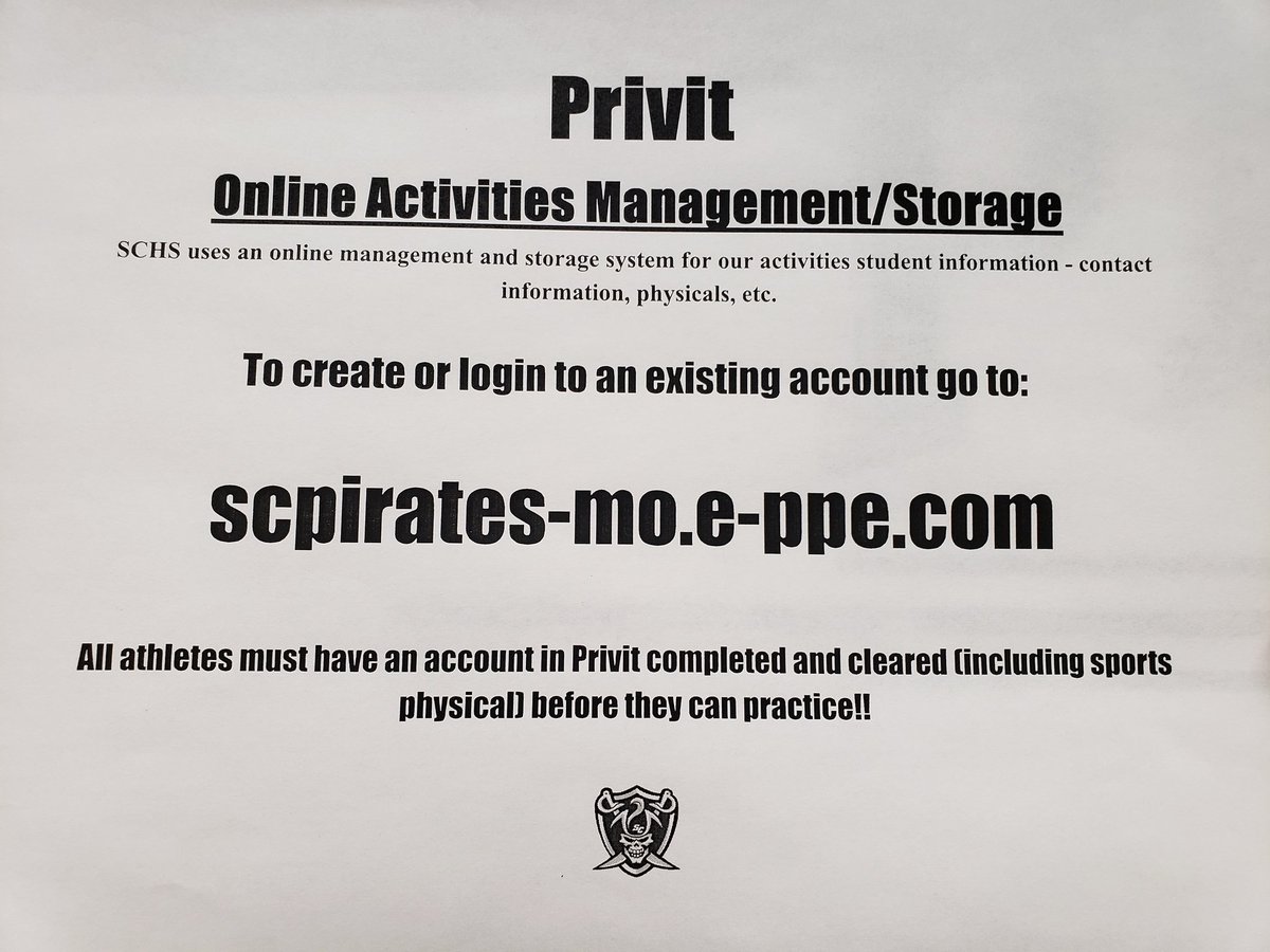 Make sure you complete your Privit account.