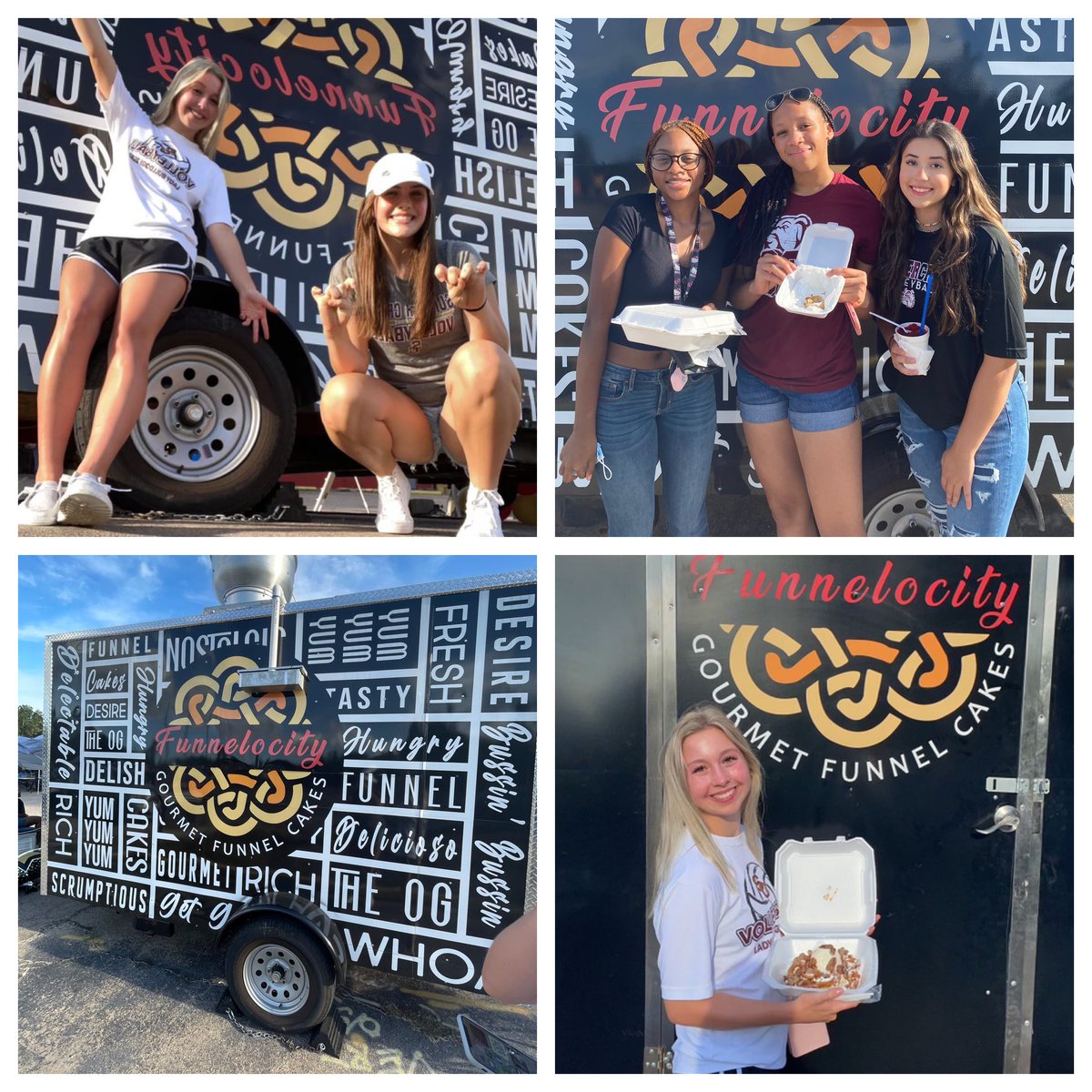 Teammates supporting one another. ❤️ #schsfamily #ALLIN <a href="/HumbleISD_SCHS/">Summer Creek High</a> @joziedhayervb <a href="/TroyMadelyn/">Madelyn Troy</a>