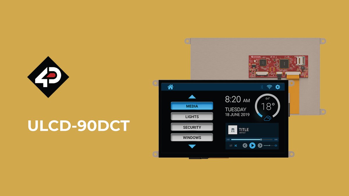 4DSystems's tweet image. This 9.0” Diablo16 Integrated Display Module was designed specifically to cater for the demand of physically large displays, for ease of integration and use, and with careful consideration for space requirements and functionality.

4dsystems.com.au/products/4d-in… 

#displaymodules