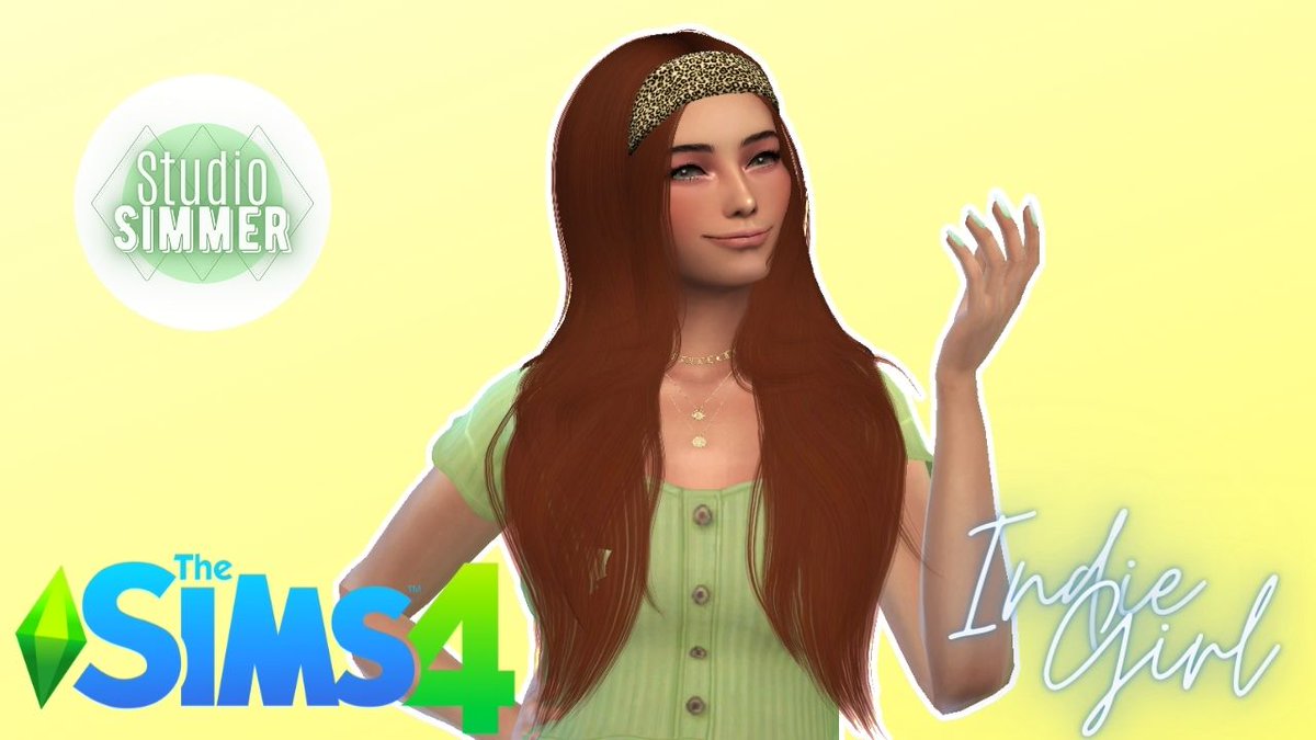 StudioSimmer's tweet photo. Indie Girl //The Sims 4 CAS #shorts https://t.co/6m7wAQ1TLW via @YouTube #thesims #sims4 #thesims4 https://t.co/OA0oXu1PZ8