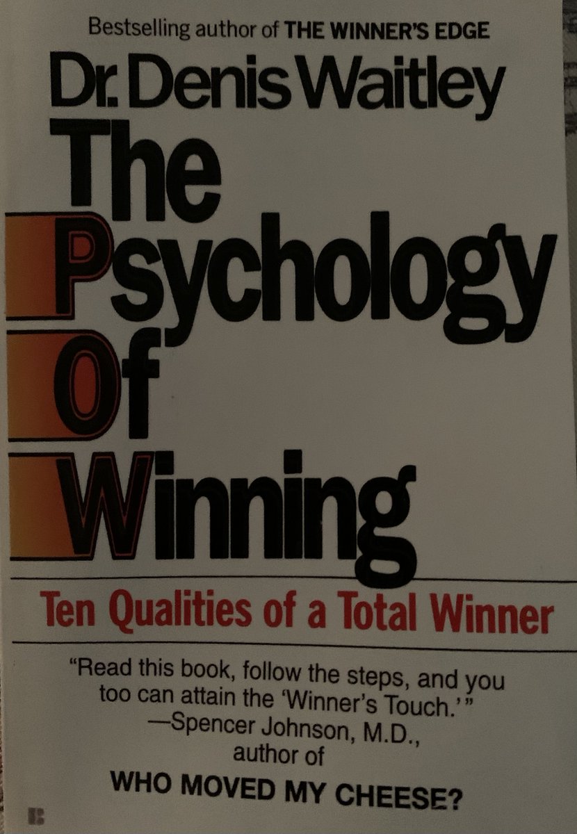 LadyKavita's tweet image. The Psychology of Winning
by Dr. Denis Waitley
“Winners focus on successes and forget past failures”
“They use errors and mistakes as way to learning…then they dismiss them from their minds.”
#tinyhack #letswintogether #legendary
#winning... Kavita

bit.ly/3xM2p5B
