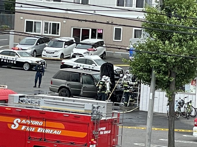火災 札幌市白石区川下5条1丁目 ローソン 札幌川下店 で車両火災 黒煙あがる火事 まとめダネ 火災 札幌市白石区川下5条1丁目 ローソン 札幌川下店 で車両火災 黒煙あがる火事 まとめダネ