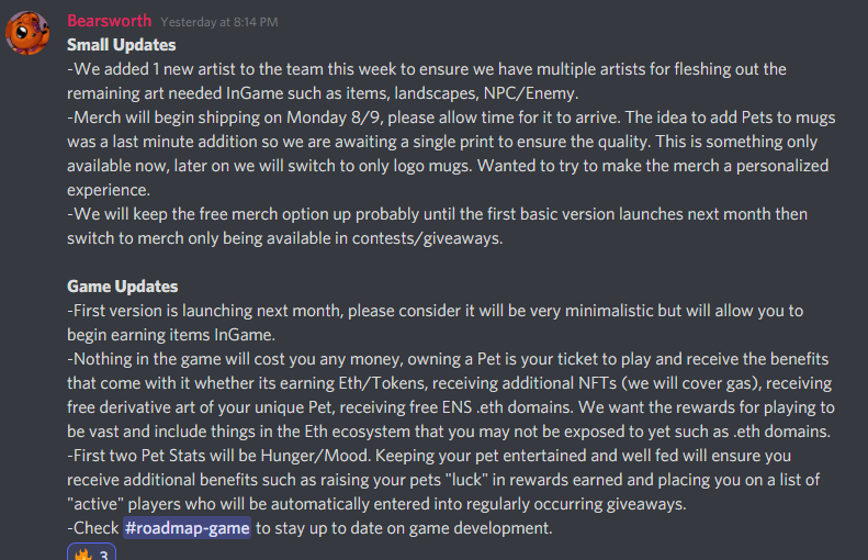 PetRPG Virtual Pet NFT Game (PetNFTs) Twitter