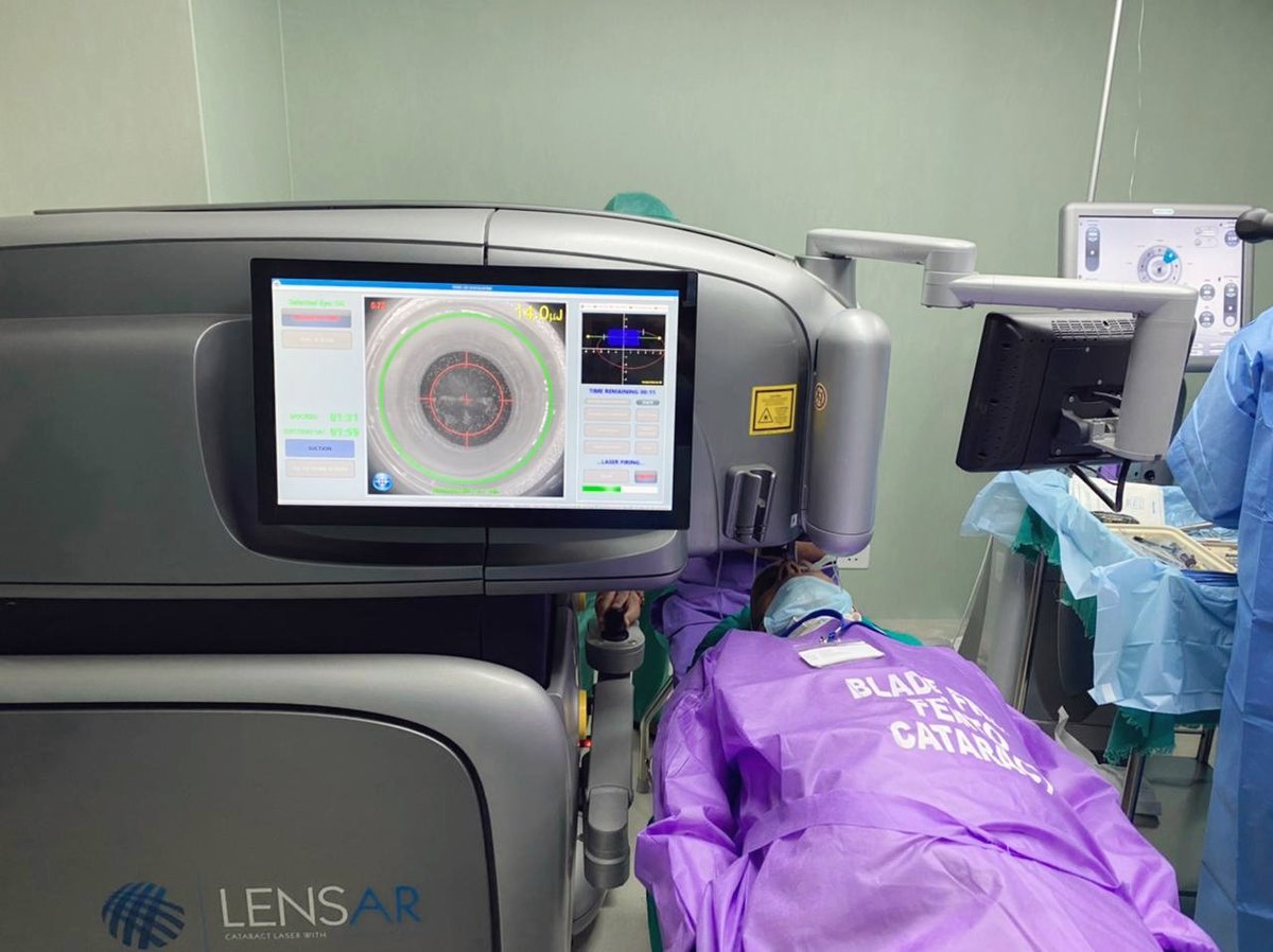 ShaziaShafi5's tweet image. First #FemtoCataract of J&amp;amp;K done today at Sharp Sight Eye Hospital, Srinagar.
The joy of giving vision parallels none!
@sharpsightdelhi