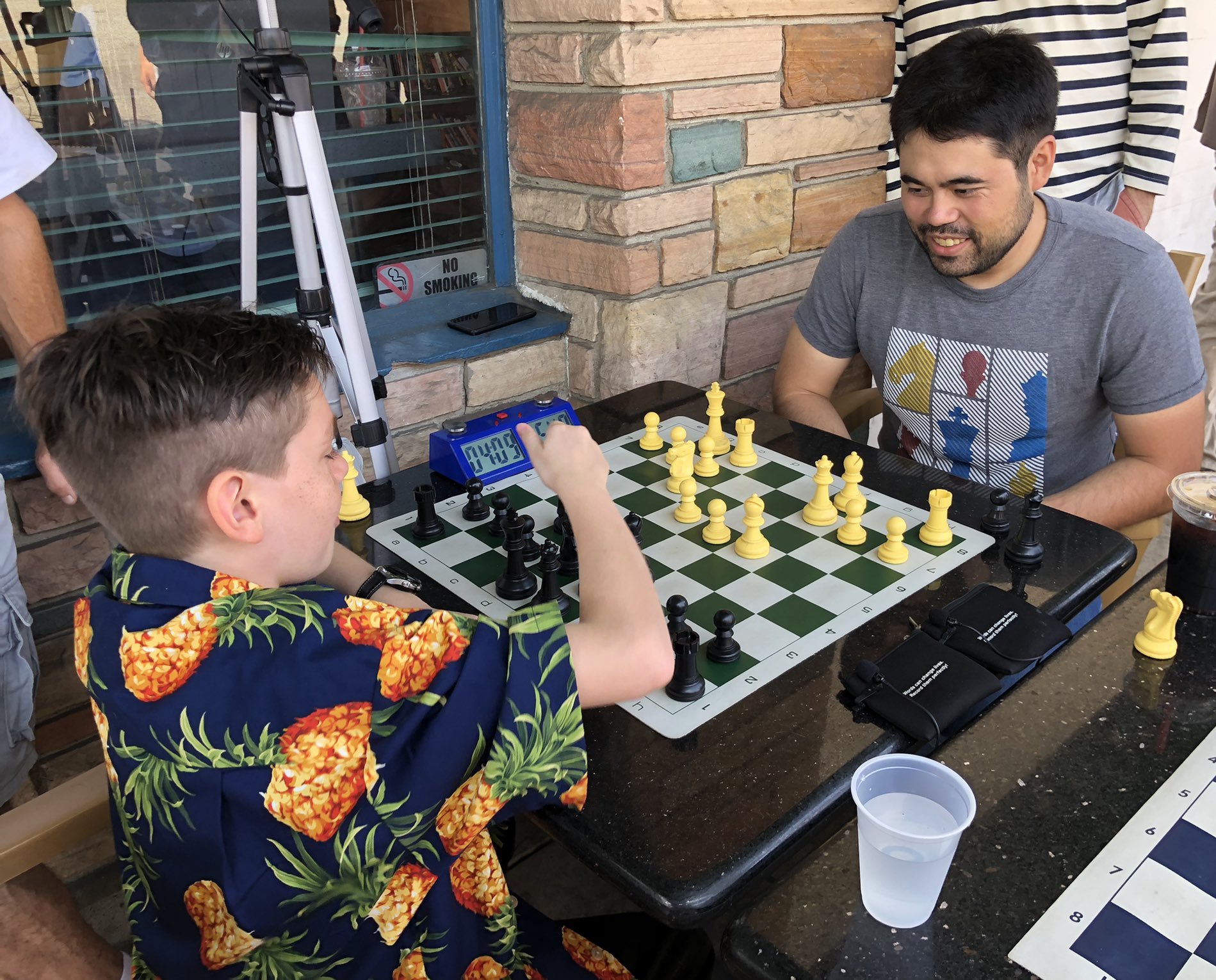 St. Louis, Missouri, USA. 25th Aug, 2015. GM HIKARU NAKAMURA and