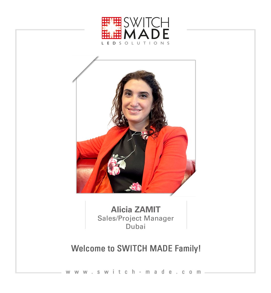 switchmadegroup's tweet photo. Our team is continuously growing as we welcome today our newest talent, Alicia! She will be joining our Switch Made Dubai team as a Sales/Project Manager. #switchmade #lightingdesign #ledlighting #ledlightingdesign #dubai #dubaisales #businessdevelopment #projectmanagement https://t.co/Ro7gzPH5HW