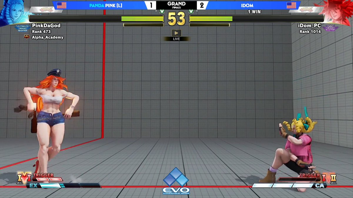 Idom is your EVO 2021 Champion, with an emphatic delayed frame