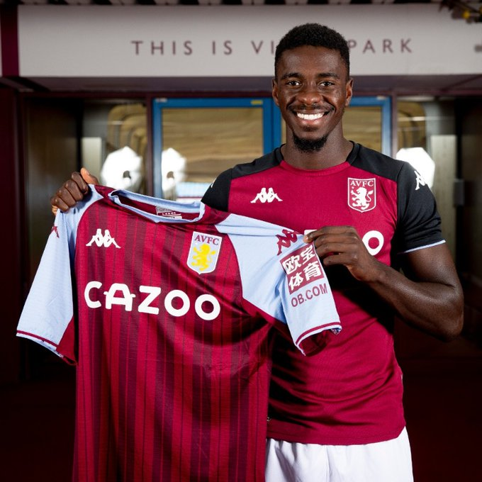 AVFCJapan's tweet photo. 移籍情報|
DFトゥアンゼベが帰ってきました
@ManUtd_JP から21-22シーズン終了までの期限付き移籍。アストン・ヴィラのプレミアリーグ復帰に大きく貢献した選手です!
#WelcomeBackAxel https://t.co/XnFdDkzFXv