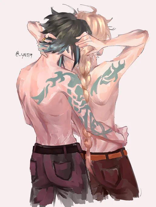 matching tattoos

#GenshinImpact  #原神 #xiao #aether #XiaoAether 