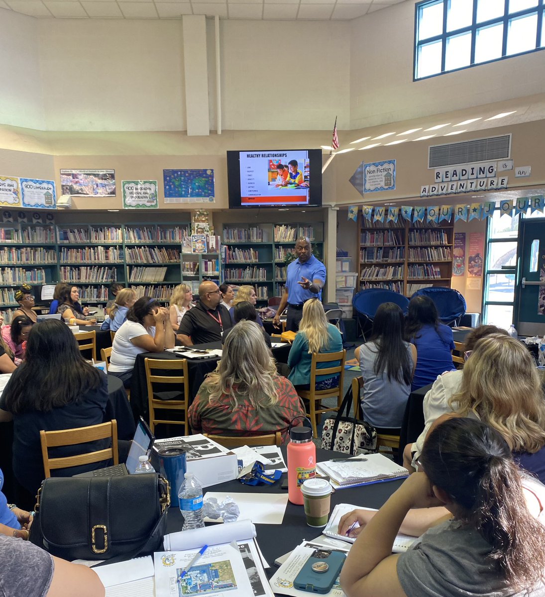 A huge thank you to Robert Jackson <a href="/RJMotivates/">Robert Jackson</a> for visiting Curtis and speaking to our staff on Thursday.               Setting the tone for a great school year!  Let’s do this Curtis Colts!