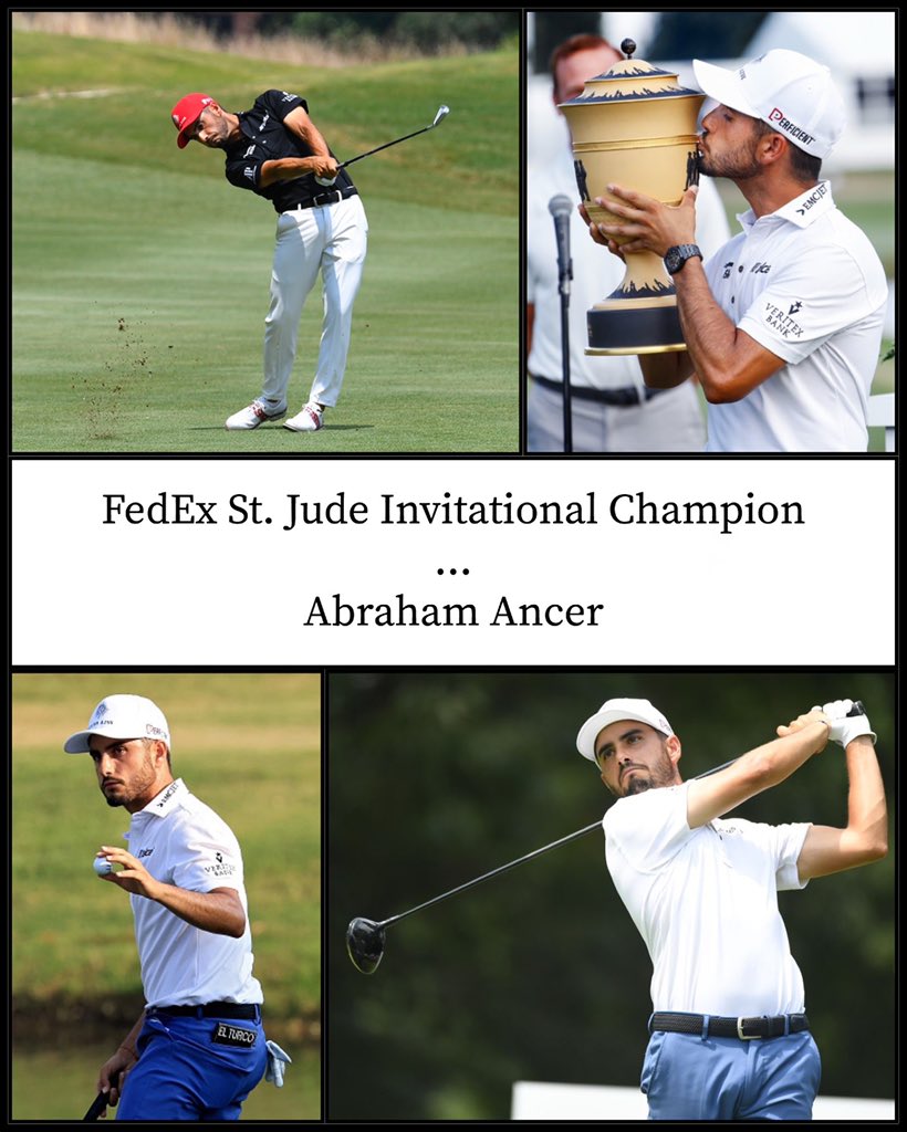 Abraham Ancer wins in a thrilling tiebreaker! This is his first tournament win in the PGA Tour. It’s great to see the next generation making their mark.
🤝🤝
.
.
.
#golf #pga #pgatour #golfpro #golfprofessional #pgyyaplayer #golfer #golfers #sports #pgaevent #golflife