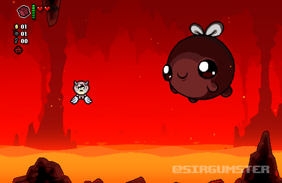 MsGumster's tweet photo. Plum has returned to consume your soul @edmundmcmillen @FixItVinh https://t.co/2qsOeXDpVQ