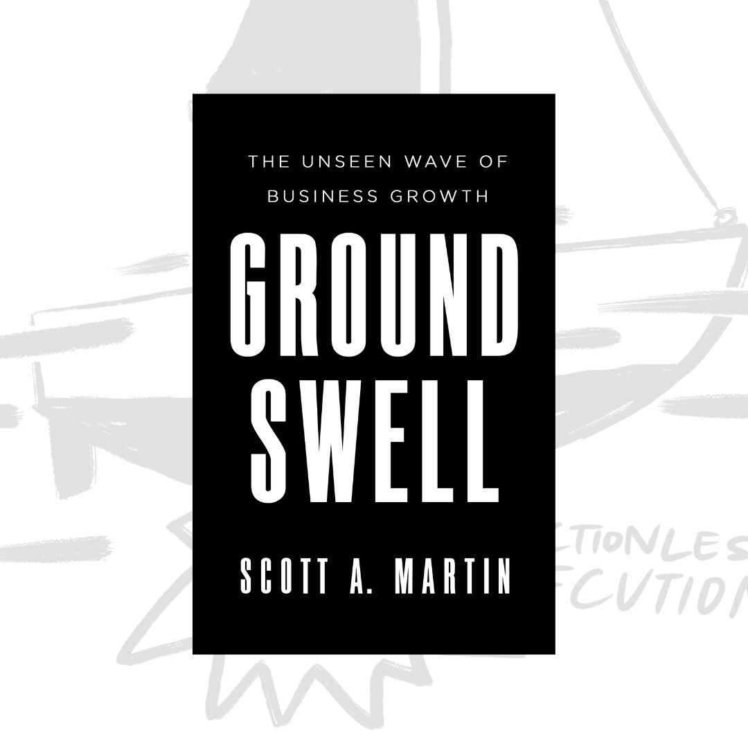 t’s official I have modified and locked my book title Groundswell: The Unseen Wave of Business Growth #paddlein #groundswellorigins