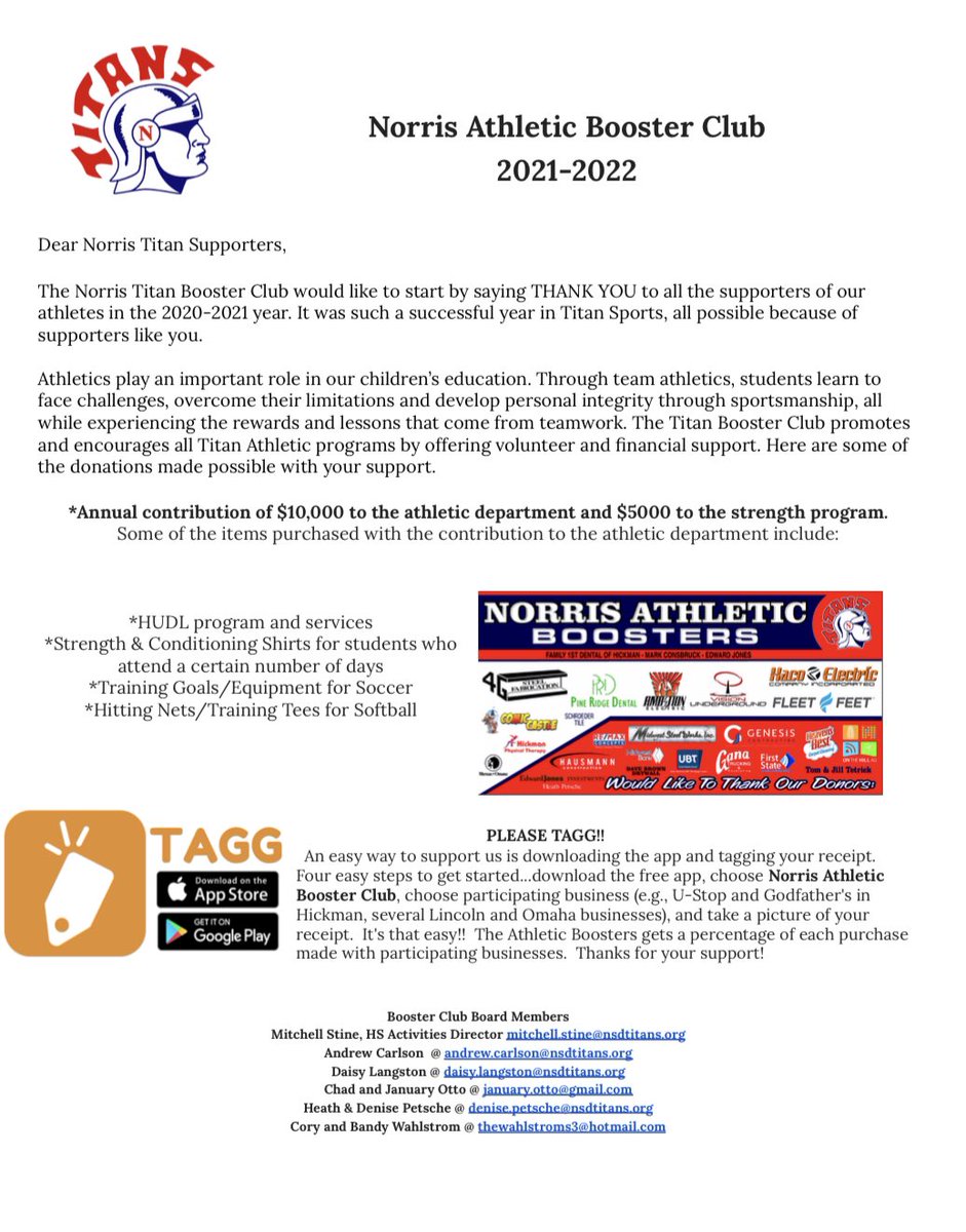Norris Athletic Booster Club tweet media
