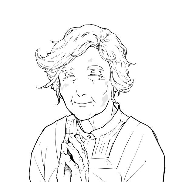 ごん里山 今夜は とかいのよみち のサンプルシナリオ 暮れ時食堂 おばあちゃんの立ち絵 を笹米ぱんだ様の 年輪女史メーカー をお借りして作成いたしました イメージどおりのおばあちゃん立ち絵を作りたい時に最適ですね T Co Tyybtftt5o