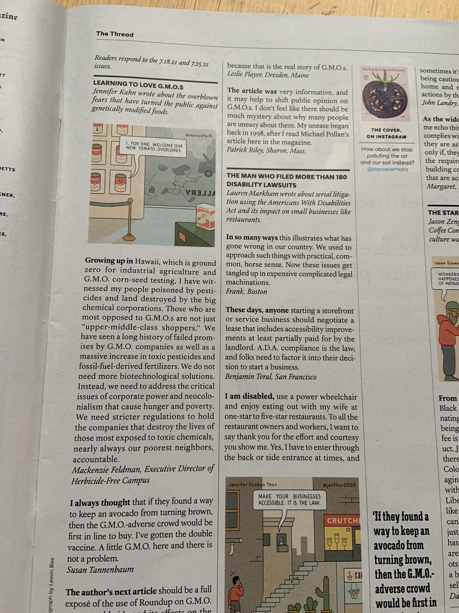 Mama I made it!! <a href="/NYTmag/">NYT Magazine</a> <a href="/nytimes/">The New York Times</a> Sorry @JenniferMKahn but I am NOT learning to love #GMOs anytime soon.