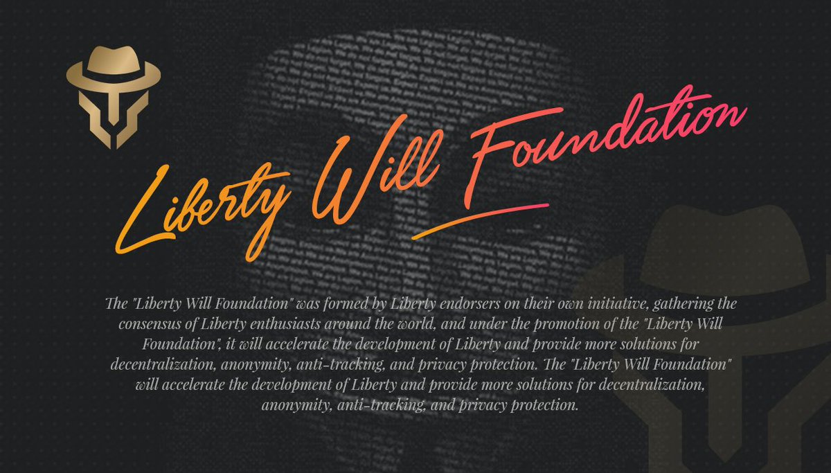 The "Liberty Will Foundation" was formed by Liberty Endorsers on their own initiative to bring together a global consensus of Liberty enthusiasts
#BinanceSmartChain #BNB #Blockchain #Filecoin #CHIA #BTC