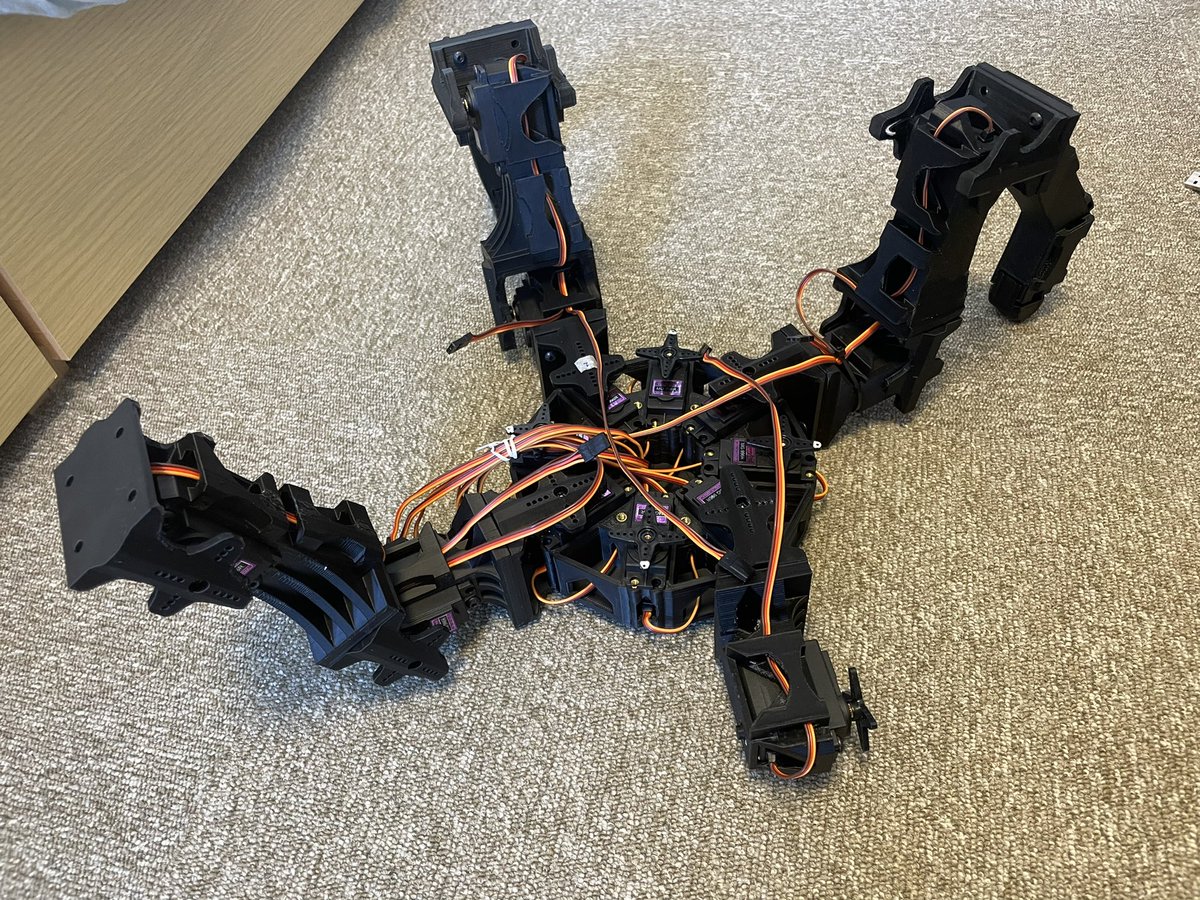 B_SKY_Lab's tweet image. 脚が順調に生えております
#Rospider