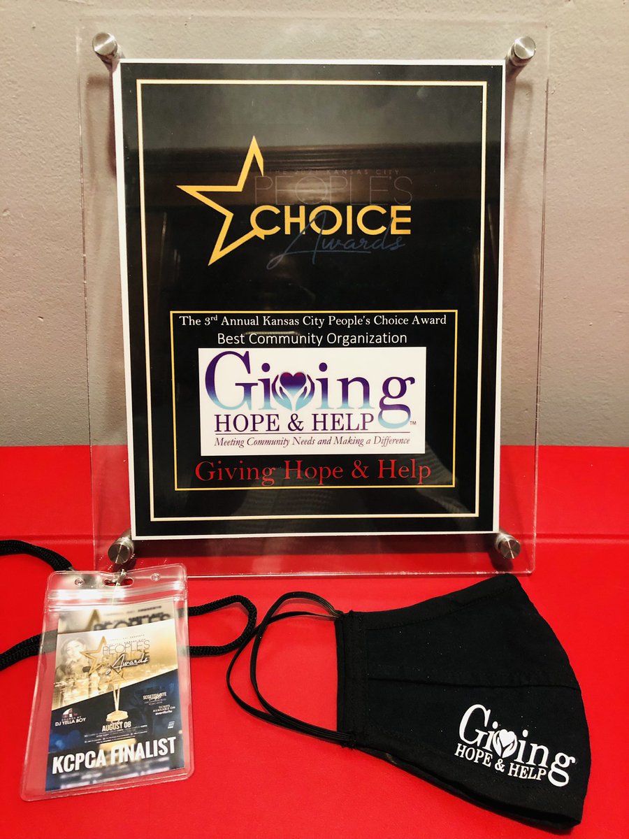 givehopehelp's tweet photo. Giving Hope &amp; Help won @KCPCAwards, Best Community Organization, BUT the founder accepted the honor on behalf of all of the nominated nonprofits and those not, this is all of ours for doing the work! 
https://t.co/AqtW51QCaM
#GiveHopeHelp #KCPCA #LiveToGive https://t.co/NrTzwuTCOC